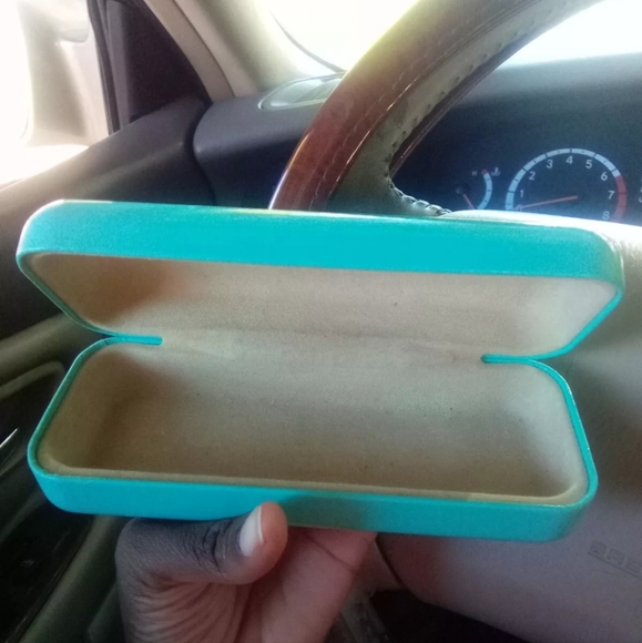 Vintage Tiffany Patent Leather Eyeglass Case Hard Shell - Picture 11 of 12